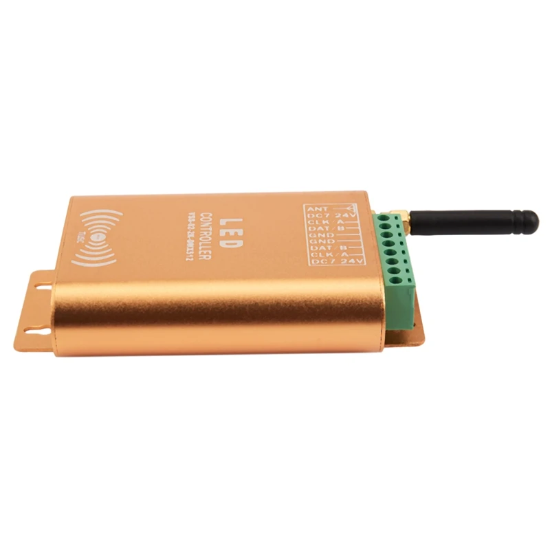 Wifi Connection Spi Controller,2048 Pixel Led Digital Addressable Controller,Dream Color Strip Light Controller With Micphone
Wifi Connection Spi Controller,2048 Pixel Led Digital Addressable Controller,Dream Color Strip Light Controller With Micphone