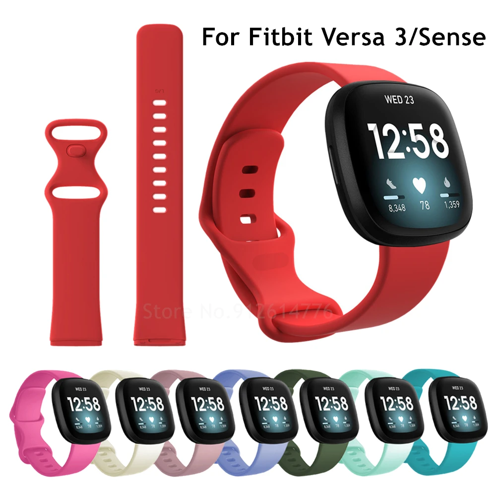 Sport Watch Silicone Strap For Fitbit Versa 3 Watch Band Colorful Replacement Strap Bracelet For Fitbit Sense Versa3 Correas
Sport Watch Silicone Strap For Fitbit Versa 3 Watch Band Colorful Replacement Strap Bracelet For Fitbit Sense Versa3 Correas