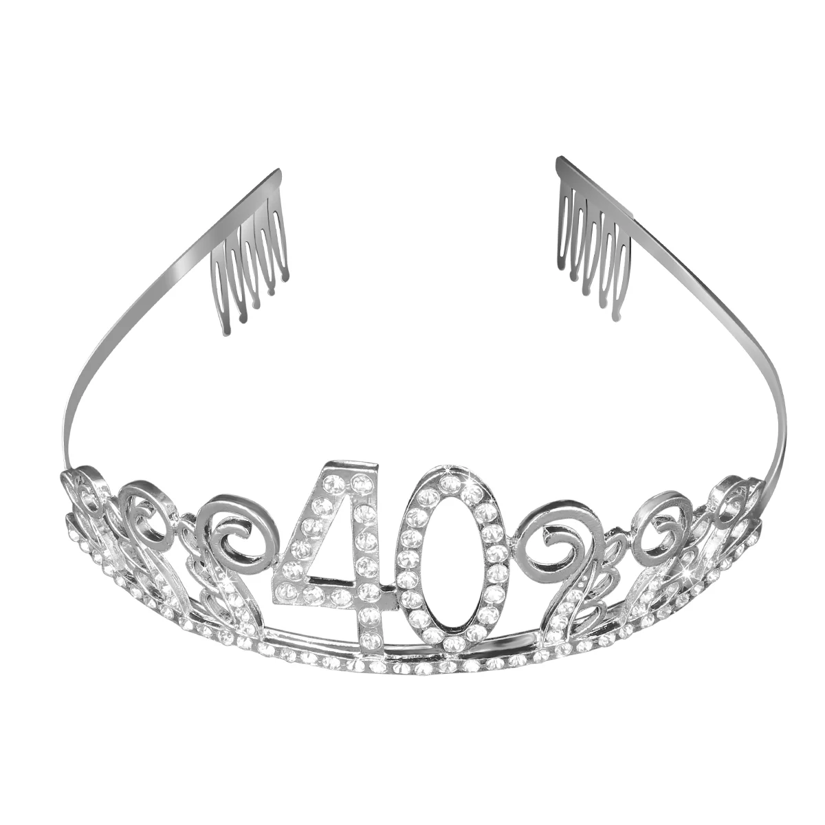 The Crown Queen Birthday Tiara Comb Simple Headgear Rhinestone Crystal Headbands Women's
The Crown Queen Birthday Tiara Comb Simple Headgear Rhinestone Crystal Headbands Women's