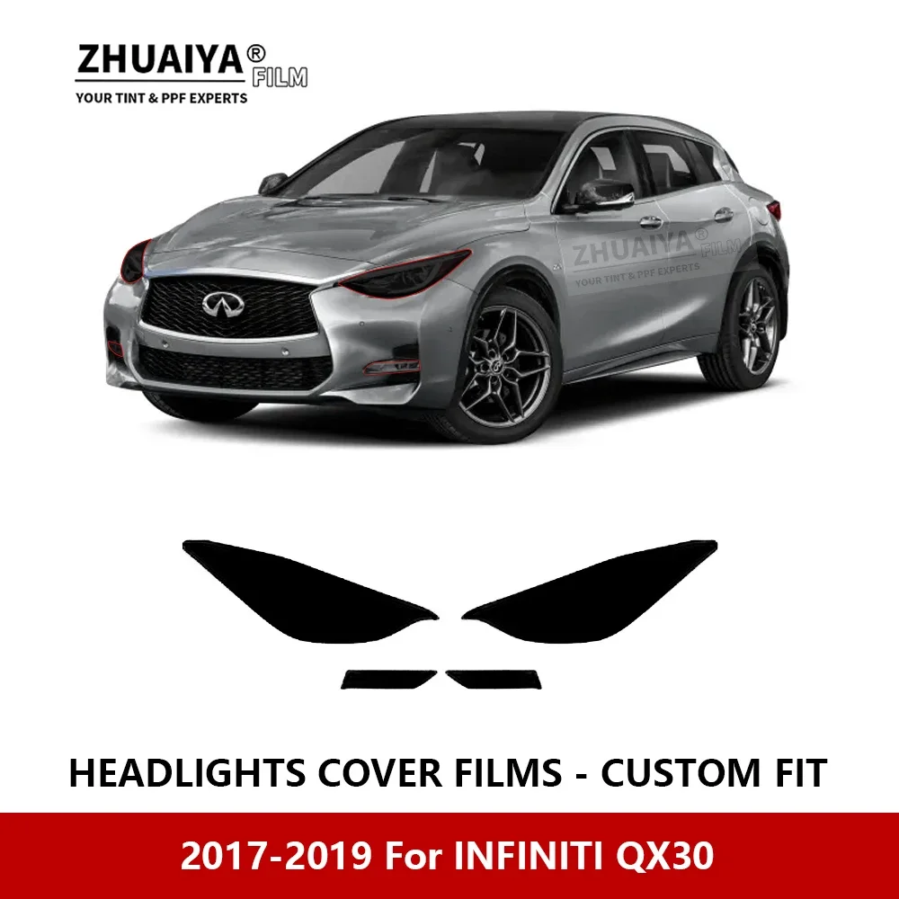 For INFINITI QX30 2017-2019 Car Exterior Headlight Anti-scratch PPF precut Protective film Repair film Car stickers Accessories
For INFINITI QX30 2017-2019 Car Exterior Headlight Anti-scratch PPF precut Protective film Repair film Car stickers Accessories