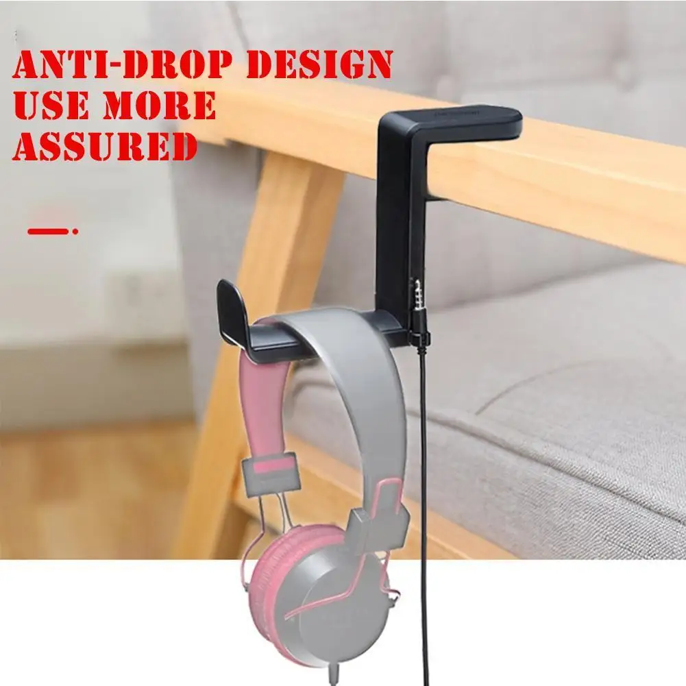Headset Holder ABS/PVC/ Silicone Headset Stand Swivels Computer Desktop Stand Home Office Desktop Organizing Storage
Headset Holder ABS/PVC/ Silicone Headset Stand Swivels Computer Desktop Stand Home Office Desktop Organizing Storage