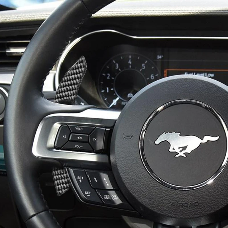 Carbon Fiber Car Steering Wheel Shift Paddle Shifter DSG Extension For Ford Mustang 2015-2021 2016 2017 18 Interior Accessories
Carbon Fiber Car Steering Wheel Shift Paddle Shifter DSG Extension For Ford Mustang 2015-2021 2016 2017 18 Interior Accessories