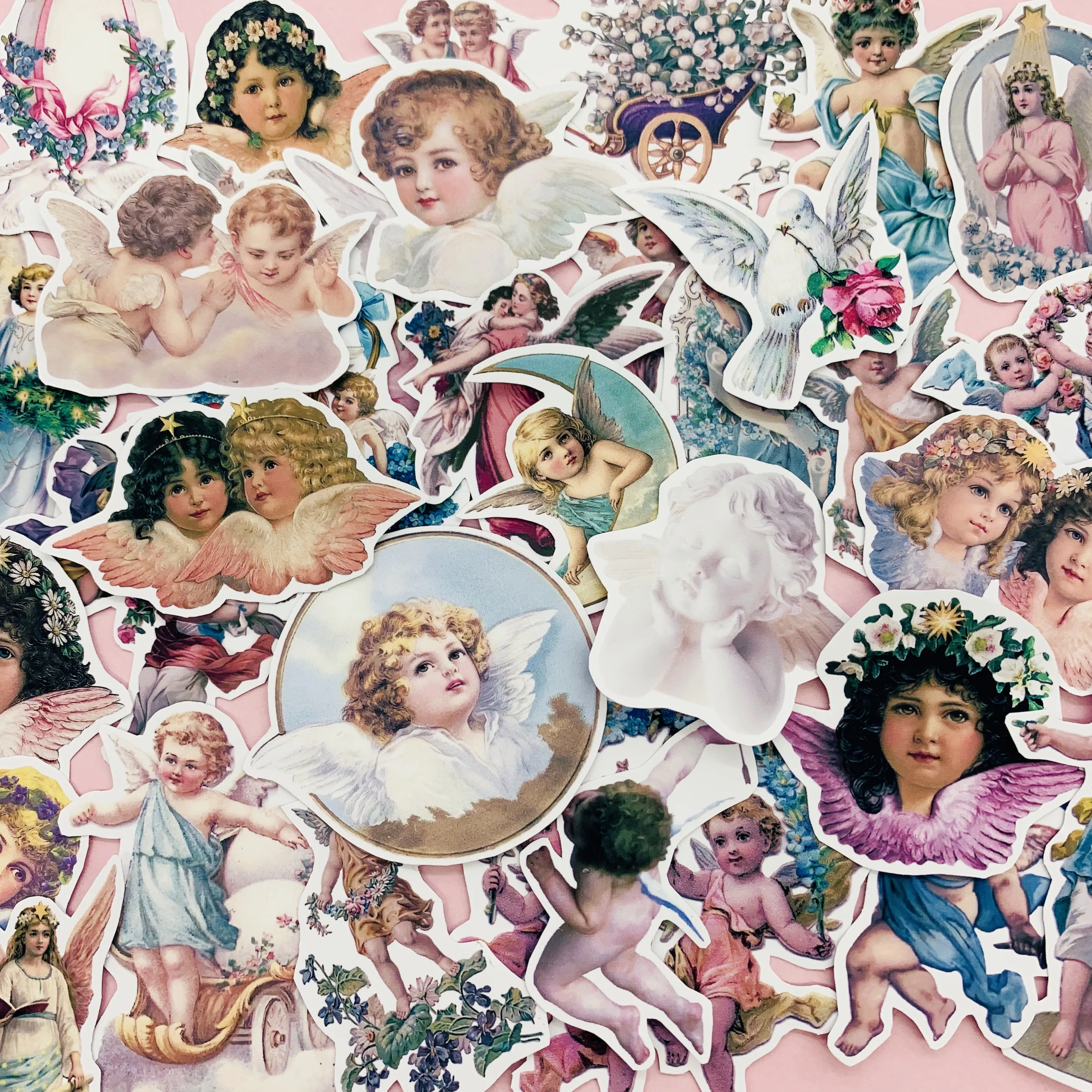 17Pcs/Pack Vintage Retro Angel Babies Sticker DIY Craft Scrapbooking Album Junk Journal Decorative Stickers
17Pcs/Pack Vintage Retro Angel Babies Sticker DIY Craft Scrapbooking Album Junk Journal Decorative Stickers