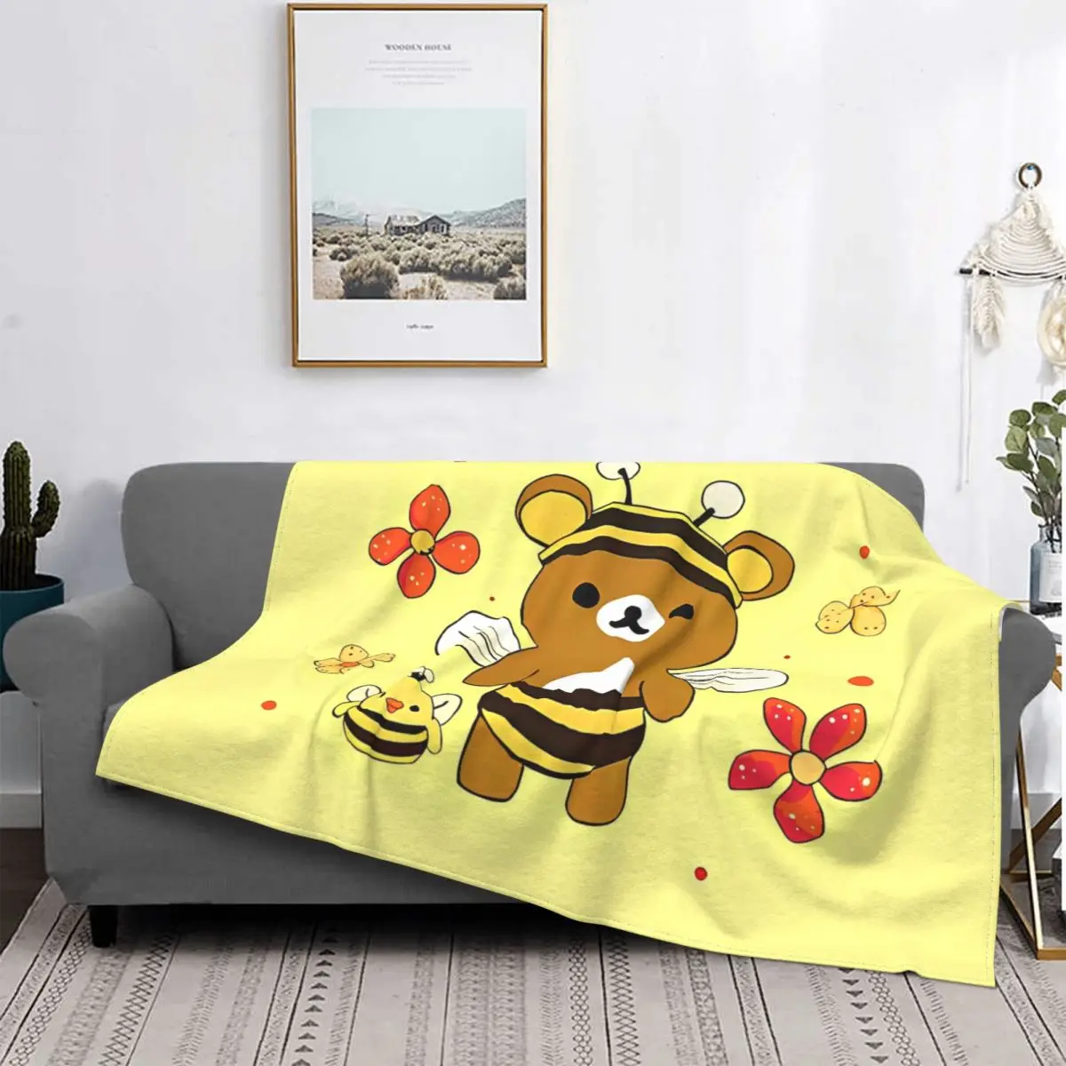 Одеяло Rilakkuma с цветами пчелы и милым медведем, бархатное летнее дышащее супер теплое покрывало для кровати, дивана, стеганое одеяло
Одеяло Rilakkuma с цветами пчелы и милым медведем, бархатное летнее дышащее супер теплое покрывало для кровати, дивана, стеганое одеяло