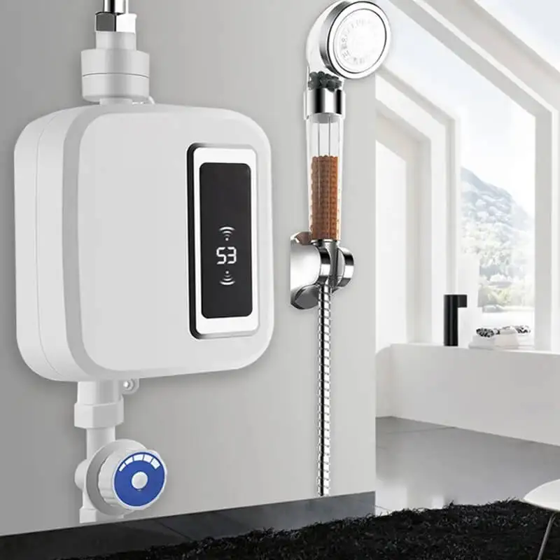 

Проточный Электрический водонагреватель 3500 Вт, Мгновенный водонагреватель для ванной, кухни, кран, аппарат для мгновенного нагрева