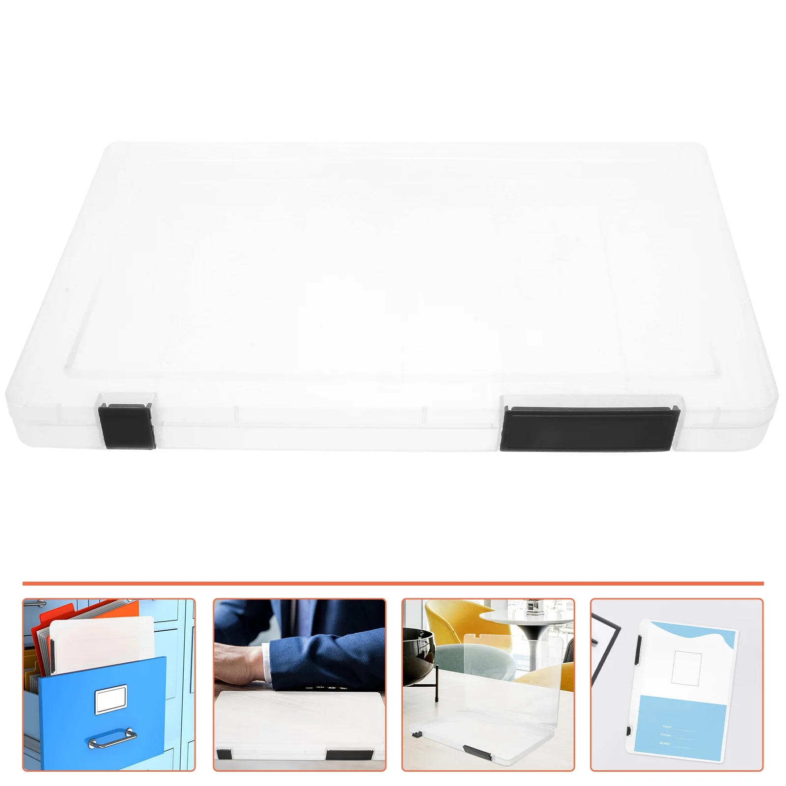 Magazine File Storage Box A4 Thickened Plastic Office Data Classification (black) Travel
Magazine File Storage Box A4 Thickened Plastic Office Data Classification (black) Travel