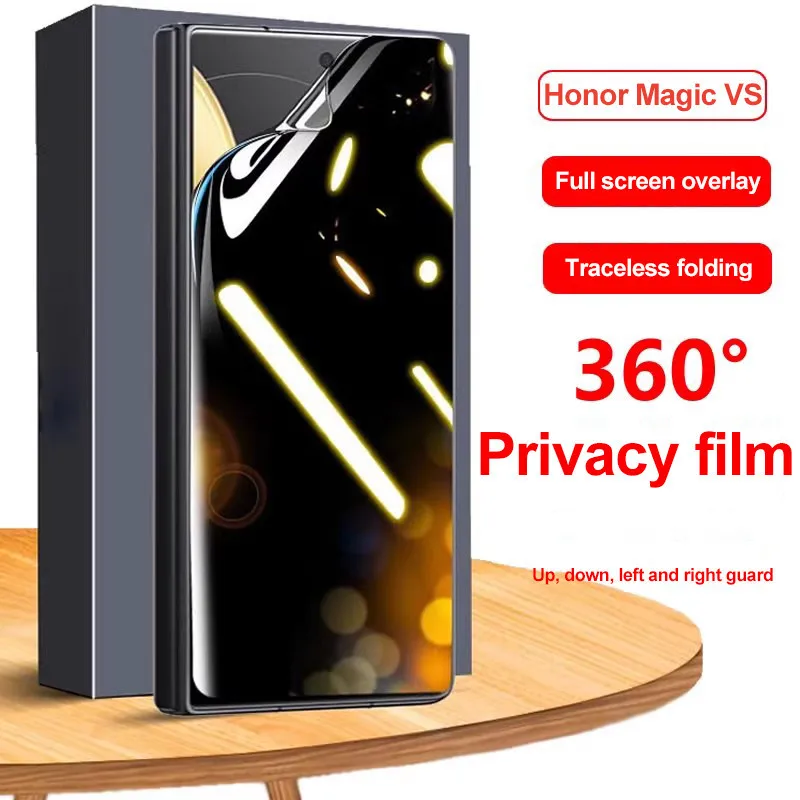 Set Outer+Inner Anti-Spy Screen Protector For Honor Magic V2 RSR Porsche Design Soft Privacy TPU Film Anti-Scratch Cover
Set Outer+Inner Anti-Spy Screen Protector For Honor Magic V2 RSR Porsche Design Soft Privacy TPU Film Anti-Scratch Cover