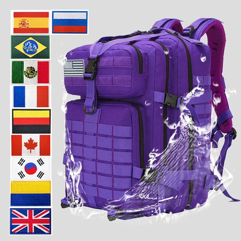 Nylon 900D Hiking Backpack Camping Tactical Rucksacks Men Military Waterproof Bags Outdoor Sports Trekking Hunting Bag 30L/50L
Nylon 900D Hiking Backpack Camping Tactical Rucksacks Men Military Waterproof Bags Outdoor Sports Trekking Hunting Bag 30L/50L