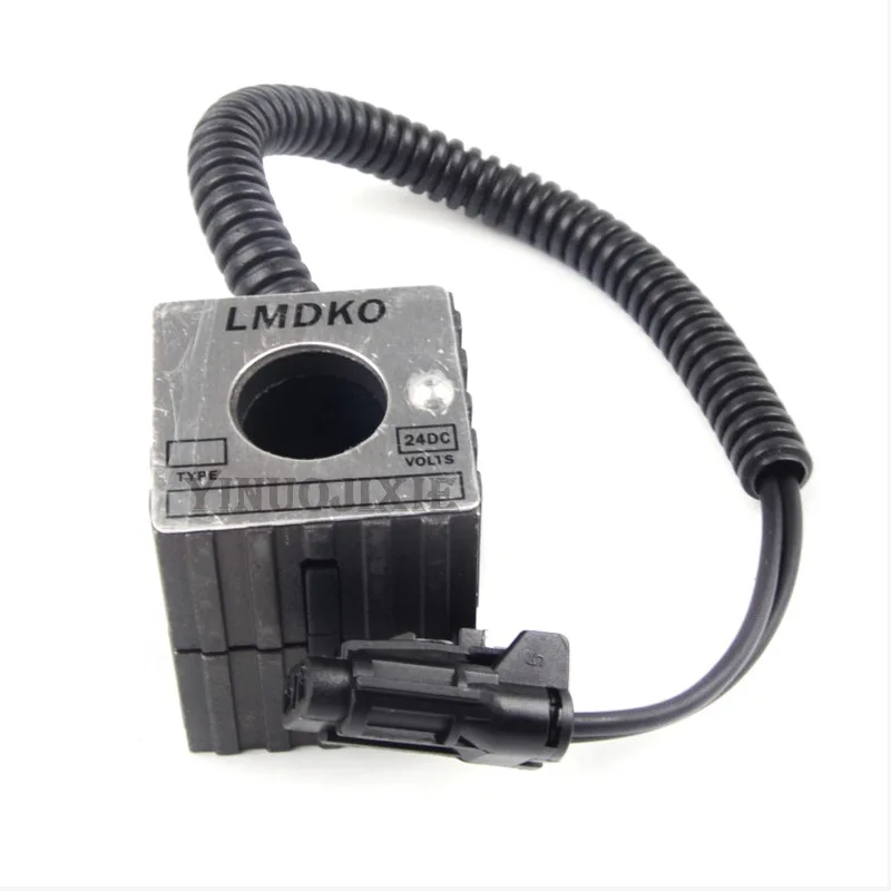 Excavator mechanical accessories suitable for Lovol pilot safety lock solenoid valve coil hydraulic coil 24V 28721
Excavator mechanical accessories suitable for Lovol pilot safety lock solenoid valve coil hydraulic coil 24V 28721