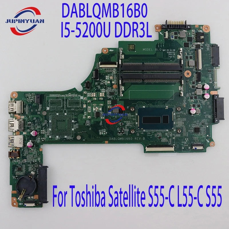 

Материнская плата DABLQMB16B0 для ноутбука Toshiba Satellite S55-C S55, оригинальная материнская плата L55-C DDR3L 100%, полностью протестирована