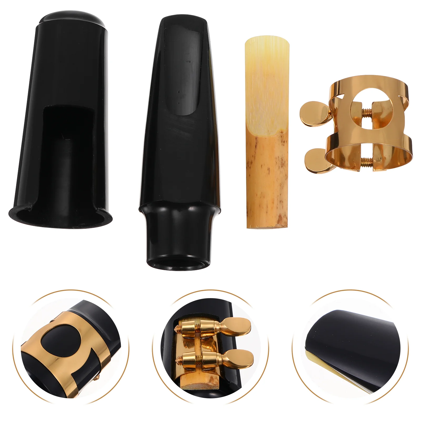 1 Set Saxophone Alto Saxophone Flute Accessories Saxophone Replacement Accessory Golden and Black
1 Set Saxophone Alto Saxophone Flute Accessories Saxophone Replacement Accessory Golden and Black