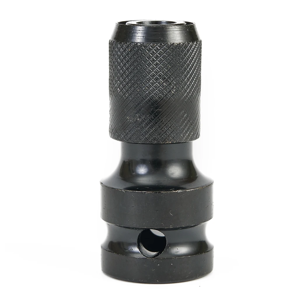 

1/2inch Square Female Drive To 1/4inch Hex Shank Socket Converter Adapter Quick Release Impact Hex Shank Adapter