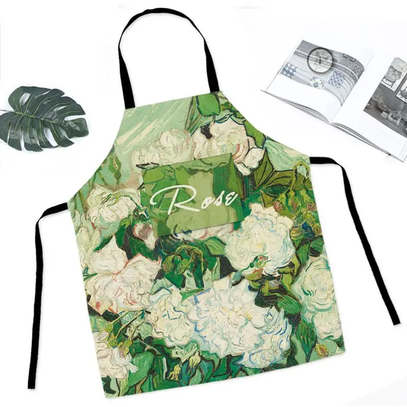 Van Gogh art ApronHousehold Goods Aprons For Woman And Women'S Dress Kitchen Aprons Woman Kitchen personality Pocket style
Van Gogh art ApronHousehold Goods Aprons For Woman And Women'S Dress Kitchen Aprons Woman Kitchen personality Pocket style