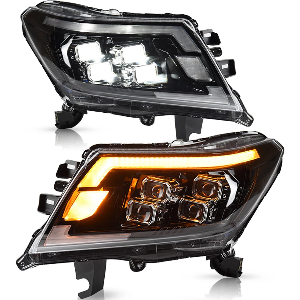 

Archaic Factory Car LED-Scheinwerfer mit DRL-sequentiellem Blinker für Nissan Navara Np300 2015-2020 Plug-and-Play-Scheinwerfer