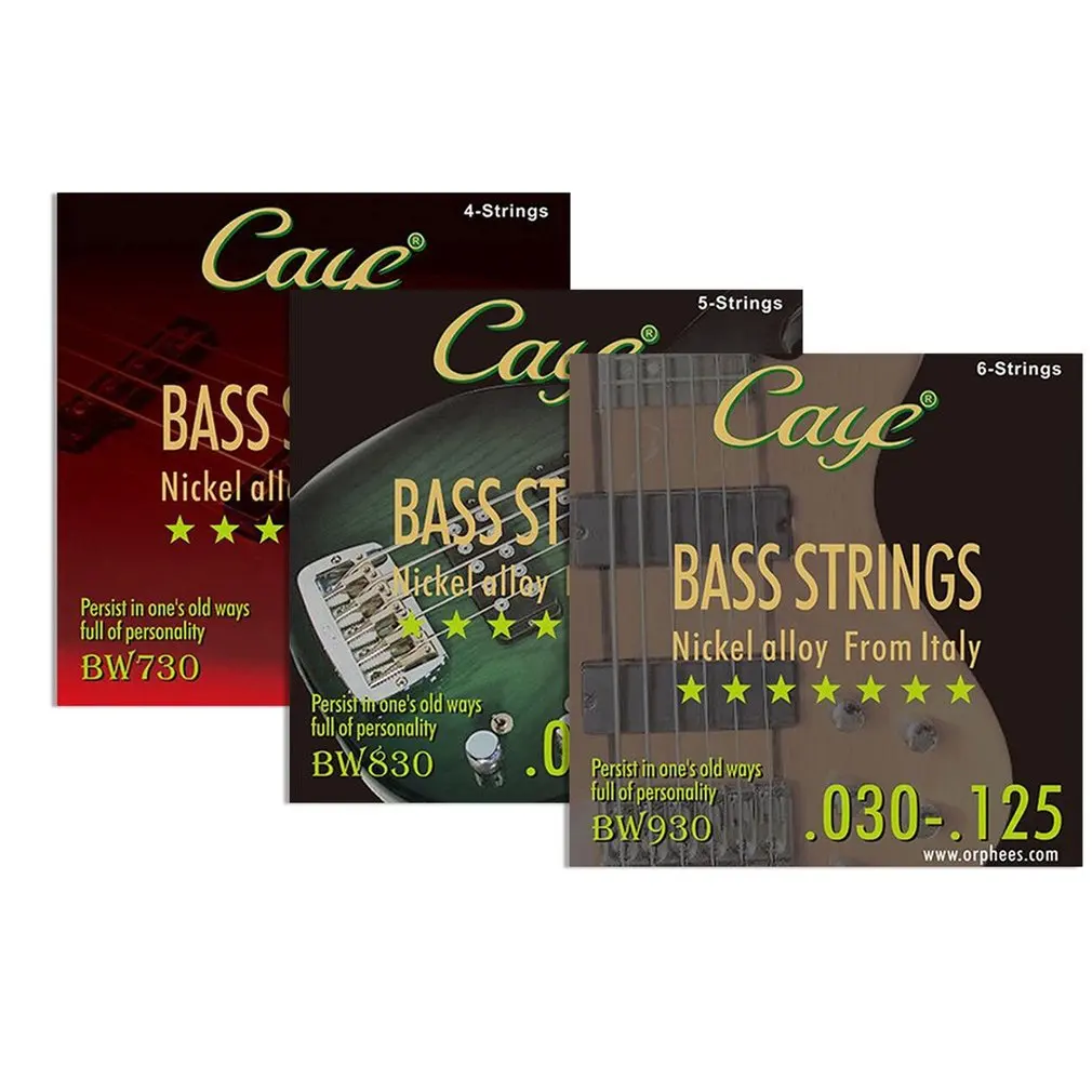Orphee Caye BW 6 Bass Strings Metal Rock Carbon Steel Hex Core Guitar Accessories Instrument String Set for Electric Bass
Orphee Caye BW 6 Bass Strings Metal Rock Carbon Steel Hex Core Guitar Accessories Instrument String Set for Electric Bass