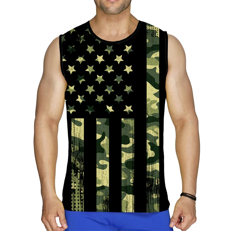 American Flag 3D Print Men's Tank Tops Harajuku Vintage Pattern Summer Tops Fitness Bodybuilding Gym Muscle Sleeveless Shirts
American Flag 3D Print Men's Tank Tops Harajuku Vintage Pattern Summer Tops Fitness Bodybuilding Gym Muscle Sleeveless Shirts