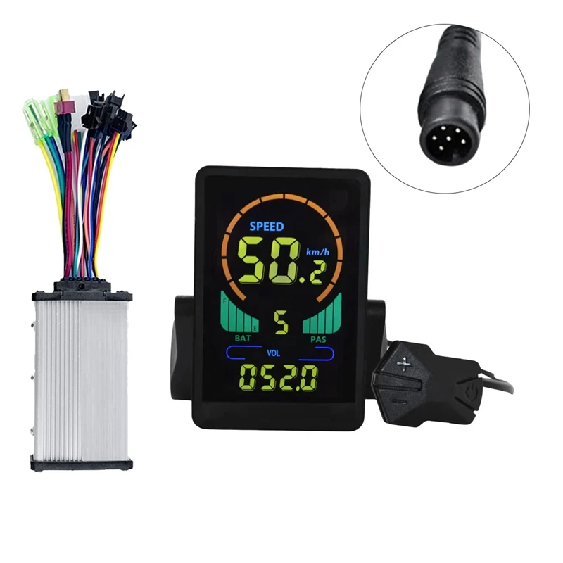 Hot M7C Electric Bike LCD Display Color Meter 24V-60V+36V 350W Sine Wave Controller E Scooter UART For Electric Bike
Hot M7C Electric Bike LCD Display Color Meter 24V-60V+36V 350W Sine Wave Controller E Scooter UART For Electric Bike
