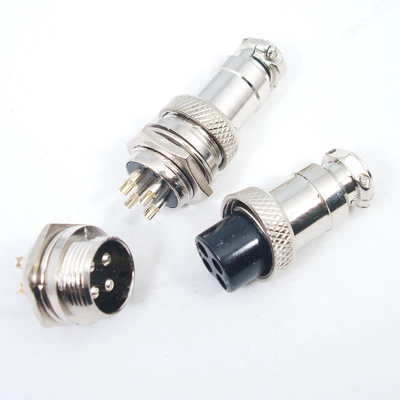 

20set GX16-2/3/4/5/6/7/8/9 Pin Male & Female Diameter 16mm Wire Panel Connector GX16 Circular Connector Aviation Socket Plug