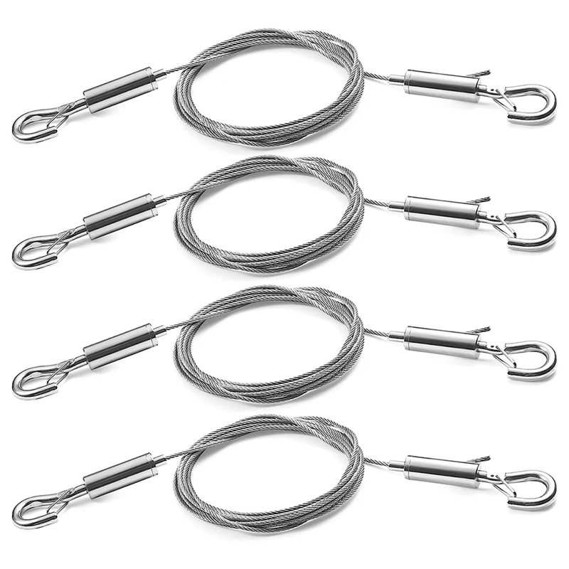 4PCS Adjustable Picture Hanging Wire Heavy Duty Stainless Steel Wire Rope Mirror Frame Set Kit - 3M X1.5MM
4PCS Adjustable Picture Hanging Wire Heavy Duty Stainless Steel Wire Rope Mirror Frame Set Kit - 3M X1.5MM