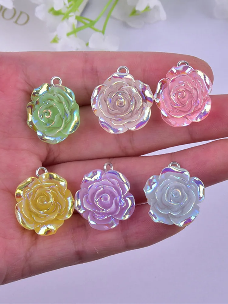 10Pcs 20x20mm Stereoscopic Glitter Rose Resin Rhinestone Decoration Flower Scrapbook Jewelry Making Accessories DIY for Gift
10Pcs 20x20mm Stereoscopic Glitter Rose Resin Rhinestone Decoration Flower Scrapbook Jewelry Making Accessories DIY for Gift