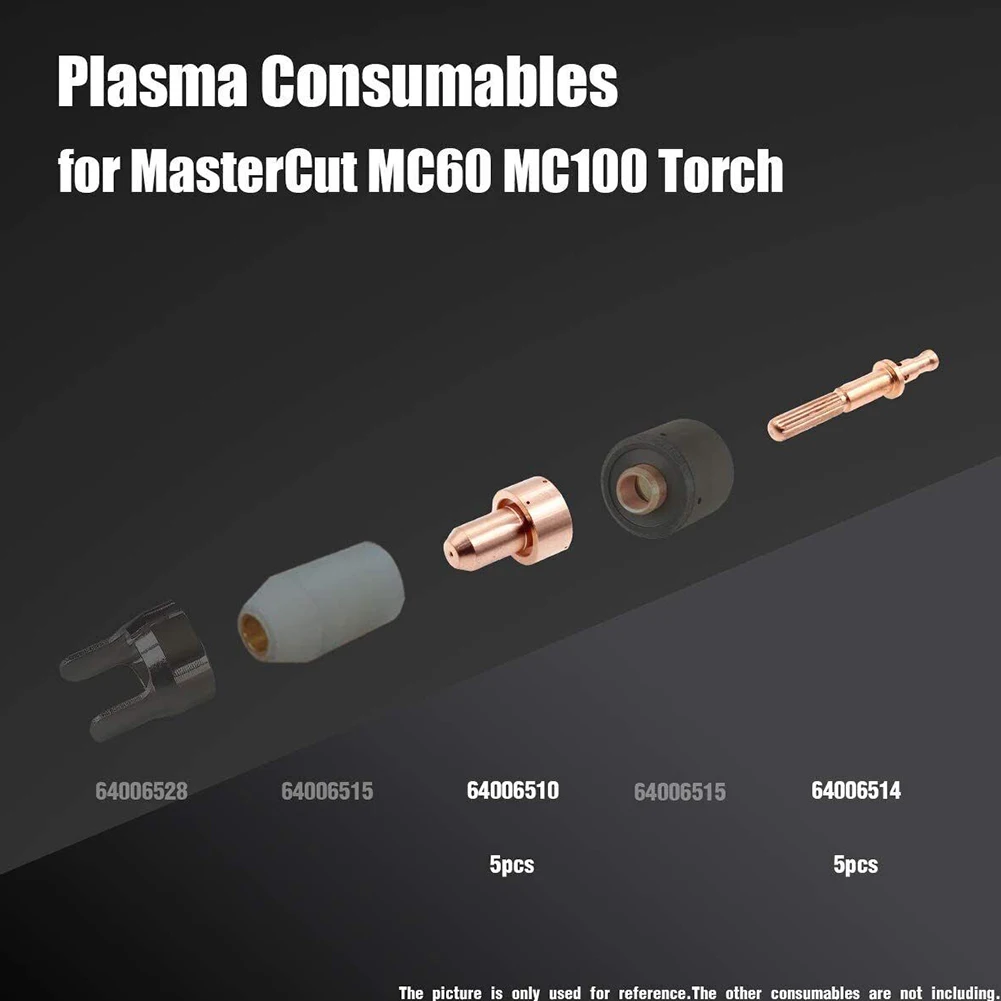 Plasma Electrode 64006514 Tip 60A 64006510 For Radnor MasterCut MC60 MC100 Torch High Quality Plasma Cutter And Torch Parts
Plasma Electrode 64006514 Tip 60A 64006510 For Radnor MasterCut MC60 MC100 Torch High Quality Plasma Cutter And Torch Parts