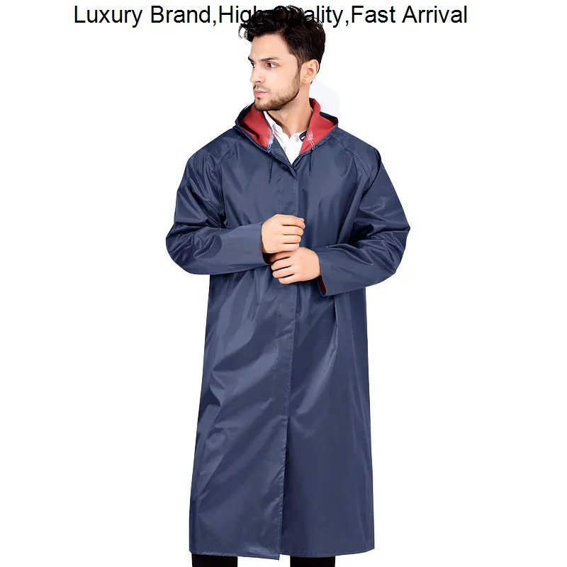 PVC Women Men's Waterproof Long Windbreaker Raincoats Vintage Green Navy Hooded Trench Coat Male Outdoor Hiking Fishing For Men
PVC Women Men's Waterproof Long Windbreaker Raincoats Vintage Green Navy Hooded Trench Coat Male Outdoor Hiking Fishing For Men