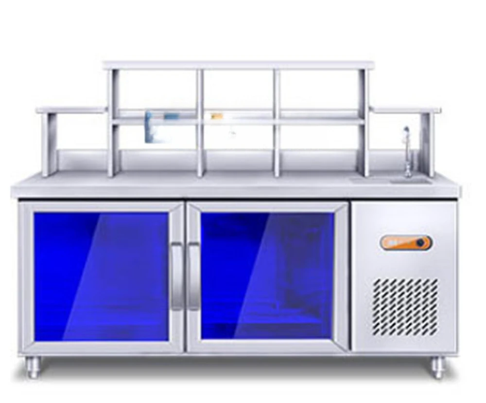 Hot Sell Commercial Stainless Steel Milk Tea Shop Counter Design Equipment Bubble Tea Counter Can Customized
Hot Sell Commercial Stainless Steel Milk Tea Shop Counter Design Equipment Bubble Tea Counter Can Customized