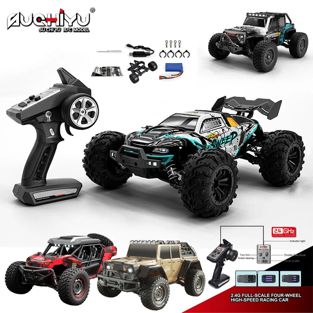 SCY-16103 RC Cars 2.4G 70 KM/H High Speed Racing With LED 4WD Drift Remote Control Off-Road 4x4 Truck Toys for Adults Kids Gifts
SCY-16103 RC Cars 2.4G 70 KM/H High Speed Racing With LED 4WD Drift Remote Control Off-Road 4x4 Truck Toys for Adults Kids Gifts