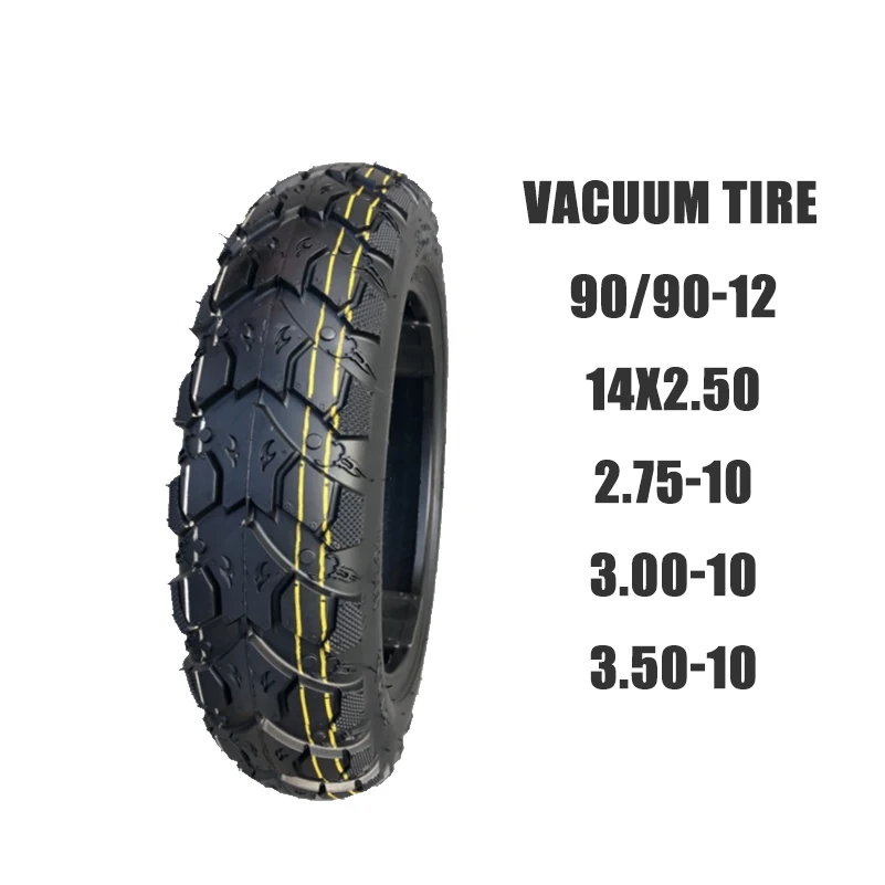 Thickened motorcycle tires 90/90-10 2.75-10 3.00-10 3.50-10 14x2.50 electric vehicle battery car 300-350 vacuum
Thickened motorcycle tires 90/90-10 2.75-10 3.00-10 3.50-10 14x2.50 electric vehicle battery car 300-350 vacuum