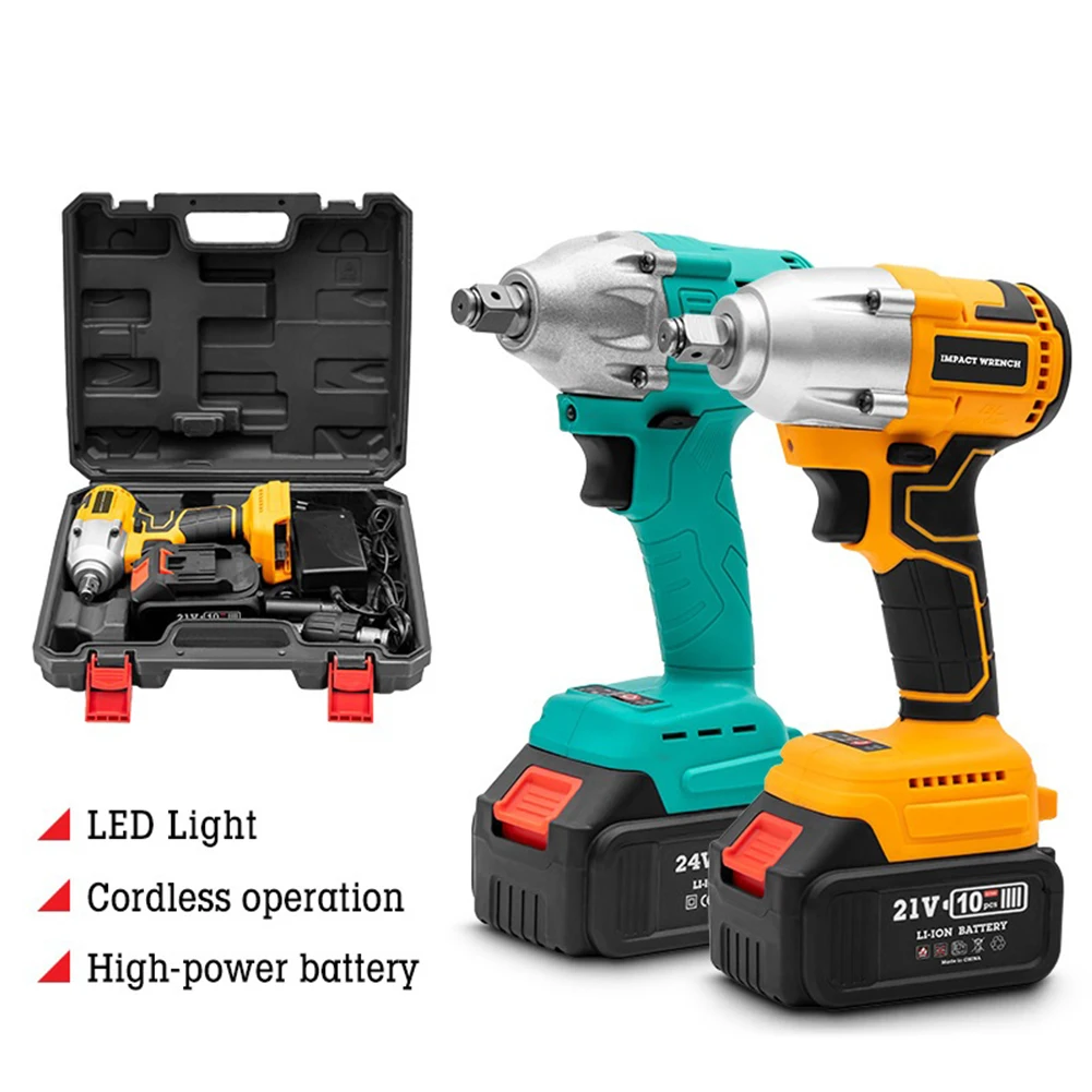 21V 2 In 1 Brushless Cordless Electric Impact Wrench 1/2 Inch 15000Amh Battery EU/US Plug Electric Impact Wrench Power Tools
21V 2 In 1 Brushless Cordless Electric Impact Wrench 1/2 Inch 15000Amh Battery EU/US Plug Electric Impact Wrench Power Tools