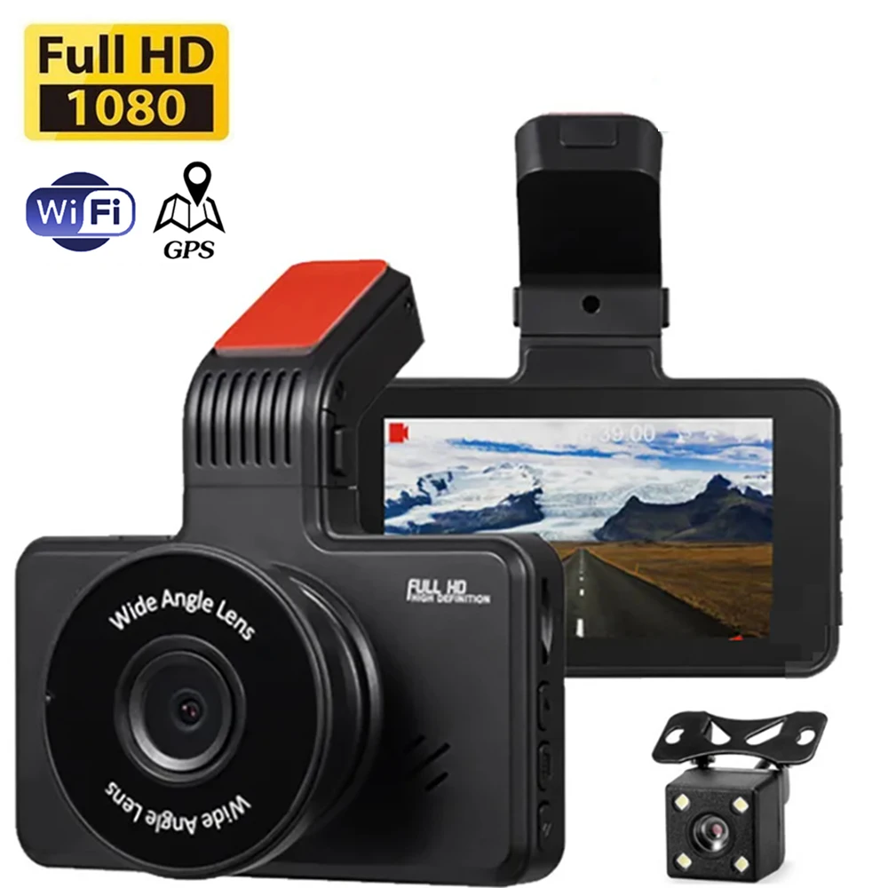 Автомобильный видеорегистратор Wi-Fi Full HD 1080P, видеорегистратор с камерой заднего вида, видеорегистратор с черным корпусом и функцией ночного видения, Автомобильный видеорегистратор, автомобильная камера, GPS-трекер
Автомобильный видеорегистратор Wi-Fi Full HD 1080P, видеорегистратор с камерой заднего вида, видеорегистратор с черным корпусом и функцией ночного видения, Автомобильный видеорегистратор, автомобильная камера, GPS-трекер
