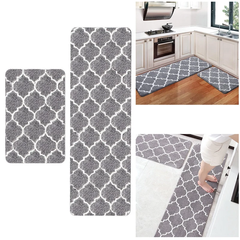 

Kitchen Rugs And Mats Kitchen Mat Non Slip Machine Washable Runner Carpets For Floor, Kitchen, Bathroom, Office