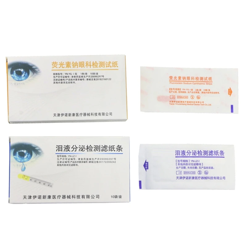 Upgraded Tear Secretion Detection Filter Paper Strip Fluorescein Sodium Eye Test Strip Ophthalmic Consumables 1 Box/set
Upgraded Tear Secretion Detection Filter Paper Strip Fluorescein Sodium Eye Test Strip Ophthalmic Consumables 1 Box/set