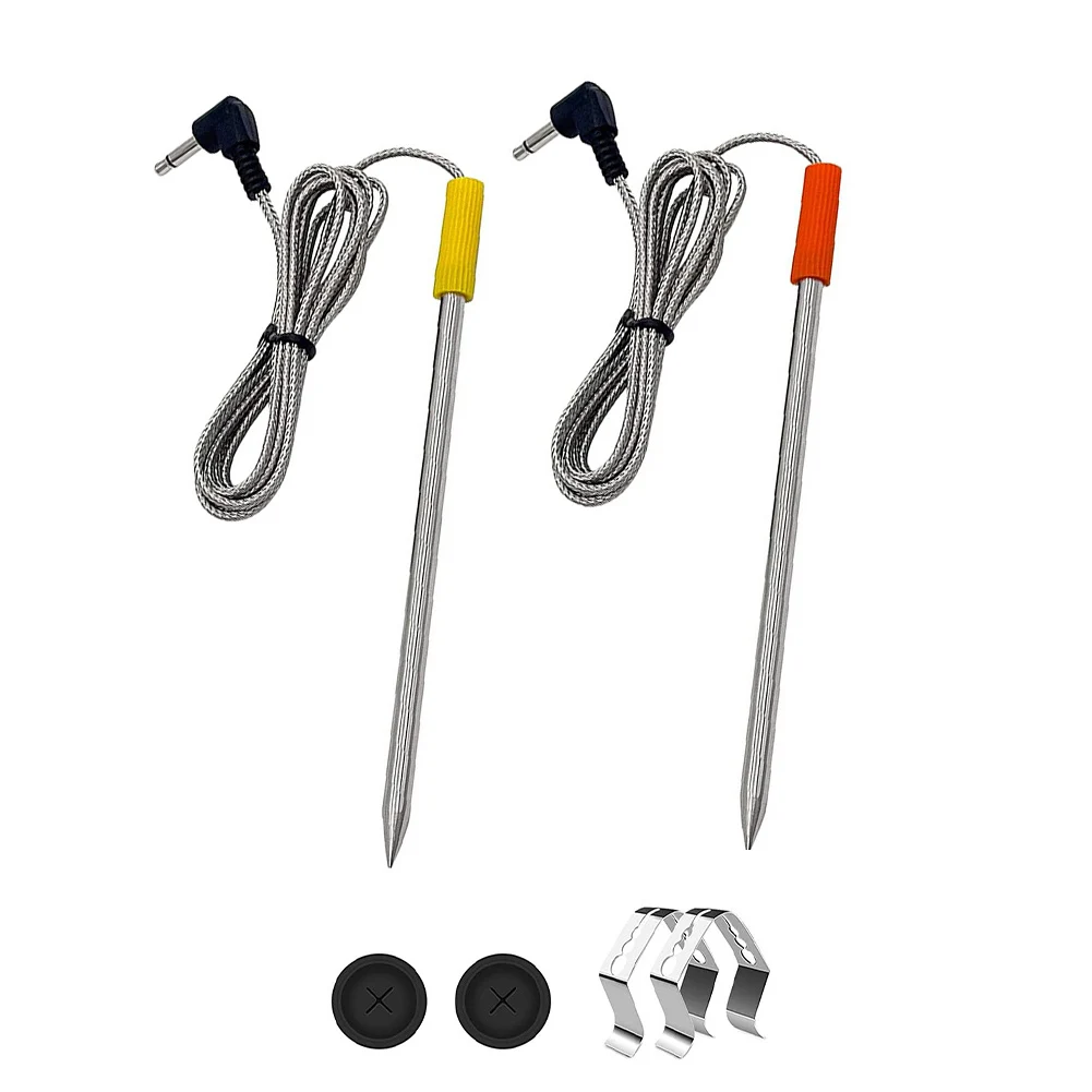 Thermometer Probe Probe Clips Probe For IGrill Mini BBQ Meat Probes Probe Grommets Stainless Steel Probe Clips
Thermometer Probe Probe Clips Probe For IGrill Mini BBQ Meat Probes Probe Grommets Stainless Steel Probe Clips