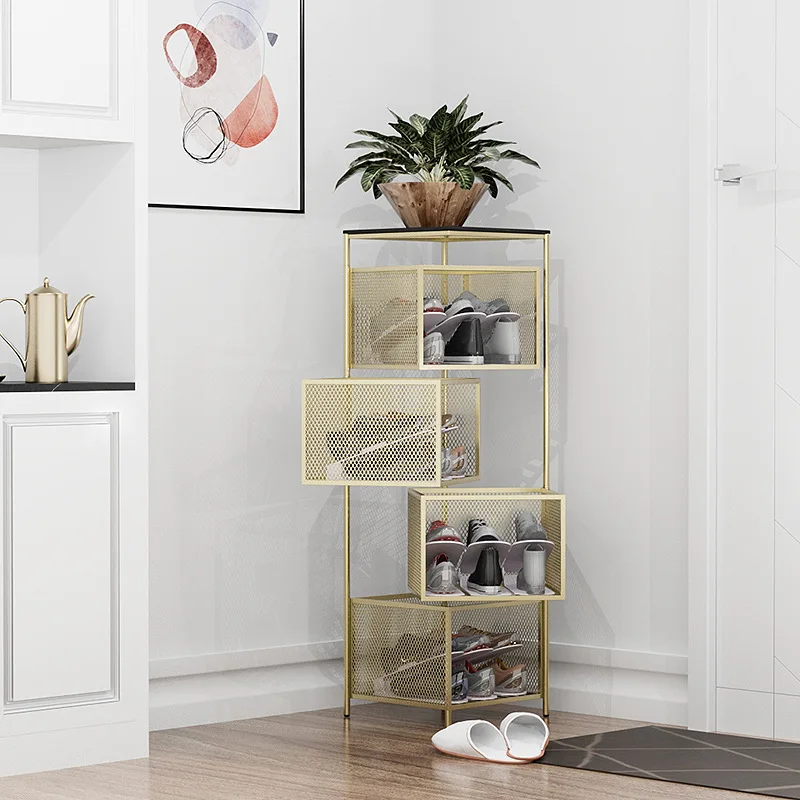 Golden Iron Living Room Shelf Nordic shoes Shelf Indoor Hallway Bookshelf shoe cabinet Cube Shelf Bookshelves Shoes Racks Ins
Golden Iron Living Room Shelf Nordic shoes Shelf Indoor Hallway Bookshelf shoe cabinet Cube Shelf Bookshelves Shoes Racks Ins
