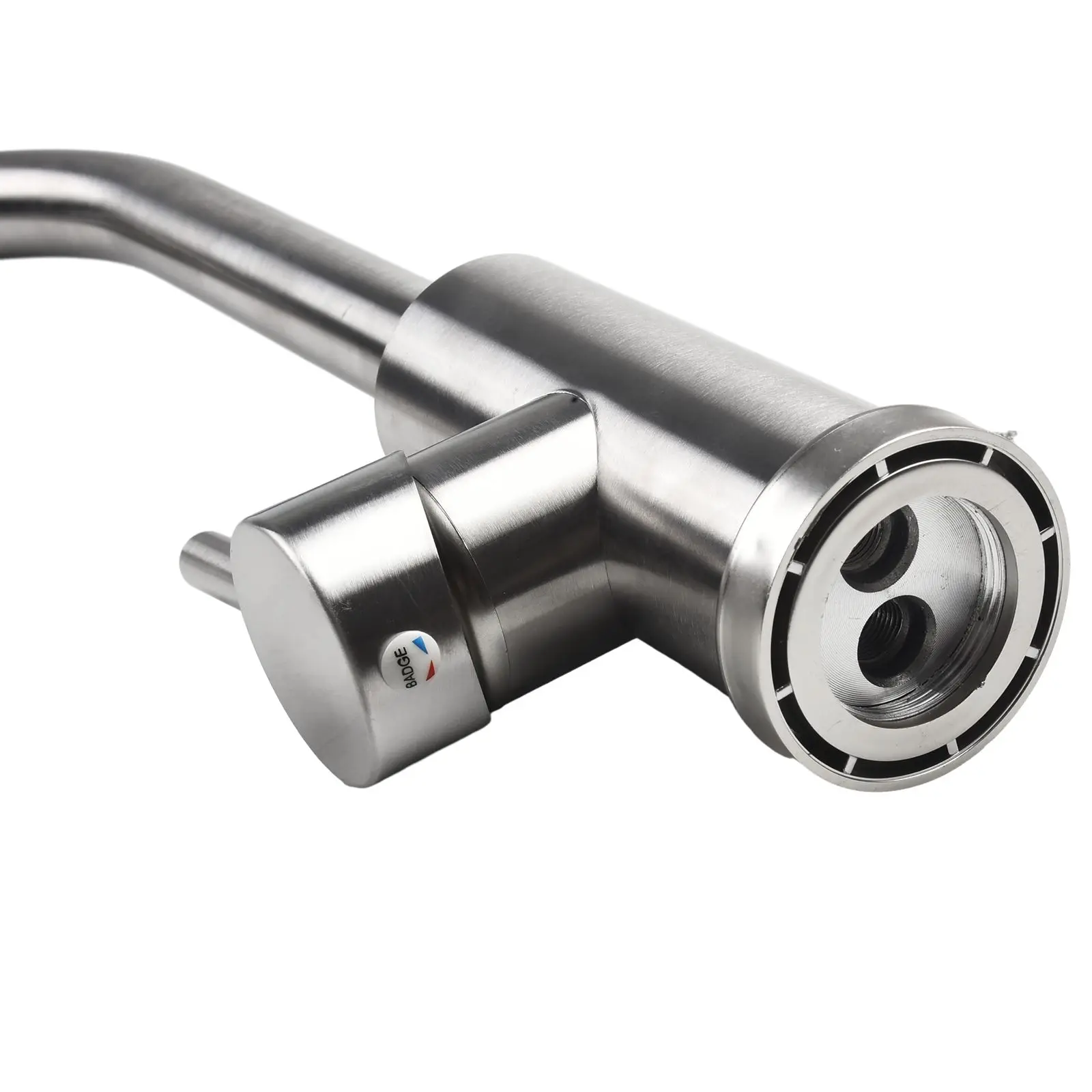 Kitchen Faucet Cold And Hot Mixer Tap 304 Stainless Steel 360 ° Free Rotation-Water Tap Deck Mounted Kitchen Sink-Faucet
Kitchen Faucet Cold And Hot Mixer Tap 304 Stainless Steel 360 ° Free Rotation-Water Tap Deck Mounted Kitchen Sink-Faucet