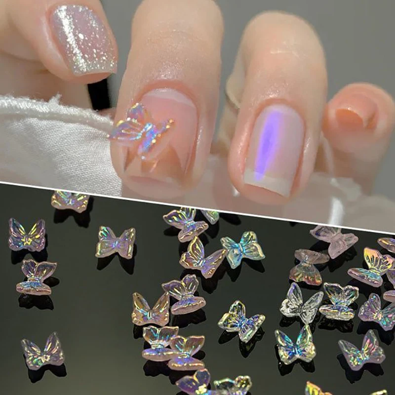 50PCS Bowknot Aurora Nail Art Charms DIY Nail Decorations Resin Nail Art Parts 3D Butterfly Manicure Accessories Salon Supplies
50PCS Bowknot Aurora Nail Art Charms DIY Nail Decorations Resin Nail Art Parts 3D Butterfly Manicure Accessories Salon Supplies