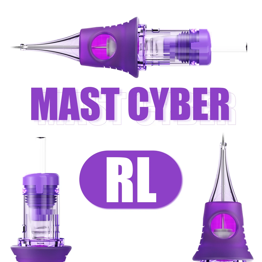 

Mast Tattoo Cyber Cartridge Needles RL Disposable Sterilized Safety Makeup Permanent Machines Grips 20pcs/lot Tattoo Needles