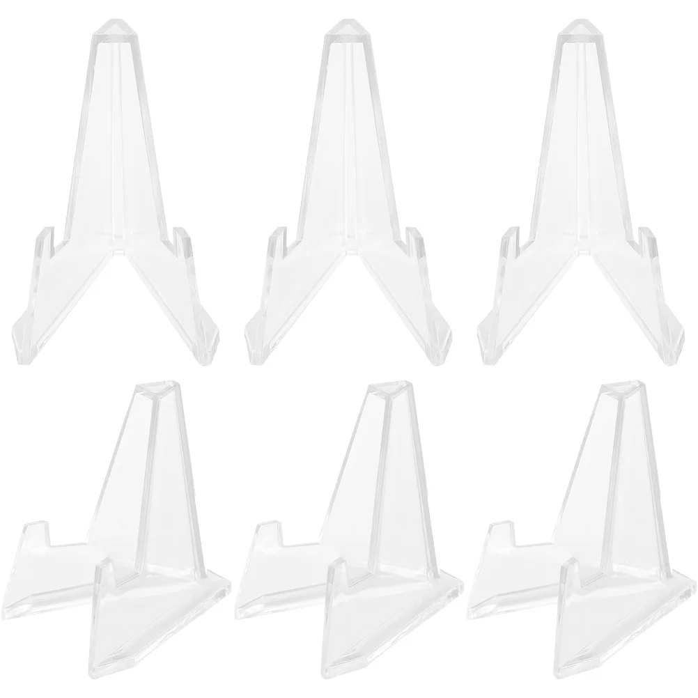 6 Pcs Transparent Storage Rack Triangle Stands Easel Acrylic Stable Badge Display Holders Coin Easels Ornament
6 Pcs Transparent Storage Rack Triangle Stands Easel Acrylic Stable Badge Display Holders Coin Easels Ornament