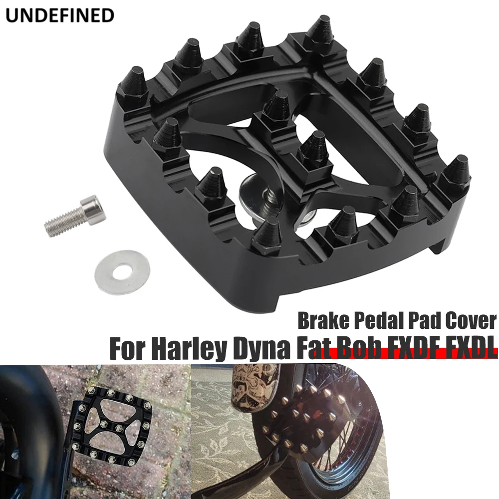 Brake Pedal Pad Cover Black Spike MX Offroad Small Footrest Pedal Pad For Harley Dyna Fat Bob FXDF FXDL Softail FXSTS XG750
Brake Pedal Pad Cover Black Spike MX Offroad Small Footrest Pedal Pad For Harley Dyna Fat Bob FXDF FXDL Softail FXSTS XG750