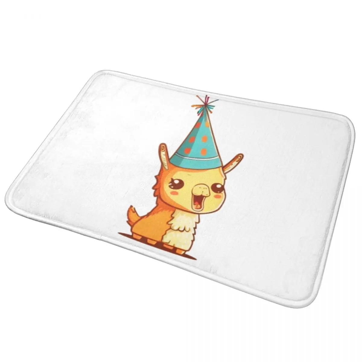Vicuna Wearing Party Hat Doormat Anti-skid Super Absorbent Bathroom Floor Mats Home Entrance Rugs Kitchen Carpet Hallway Footpad
Vicuna Wearing Party Hat Doormat Anti-skid Super Absorbent Bathroom Floor Mats Home Entrance Rugs Kitchen Carpet Hallway Footpad