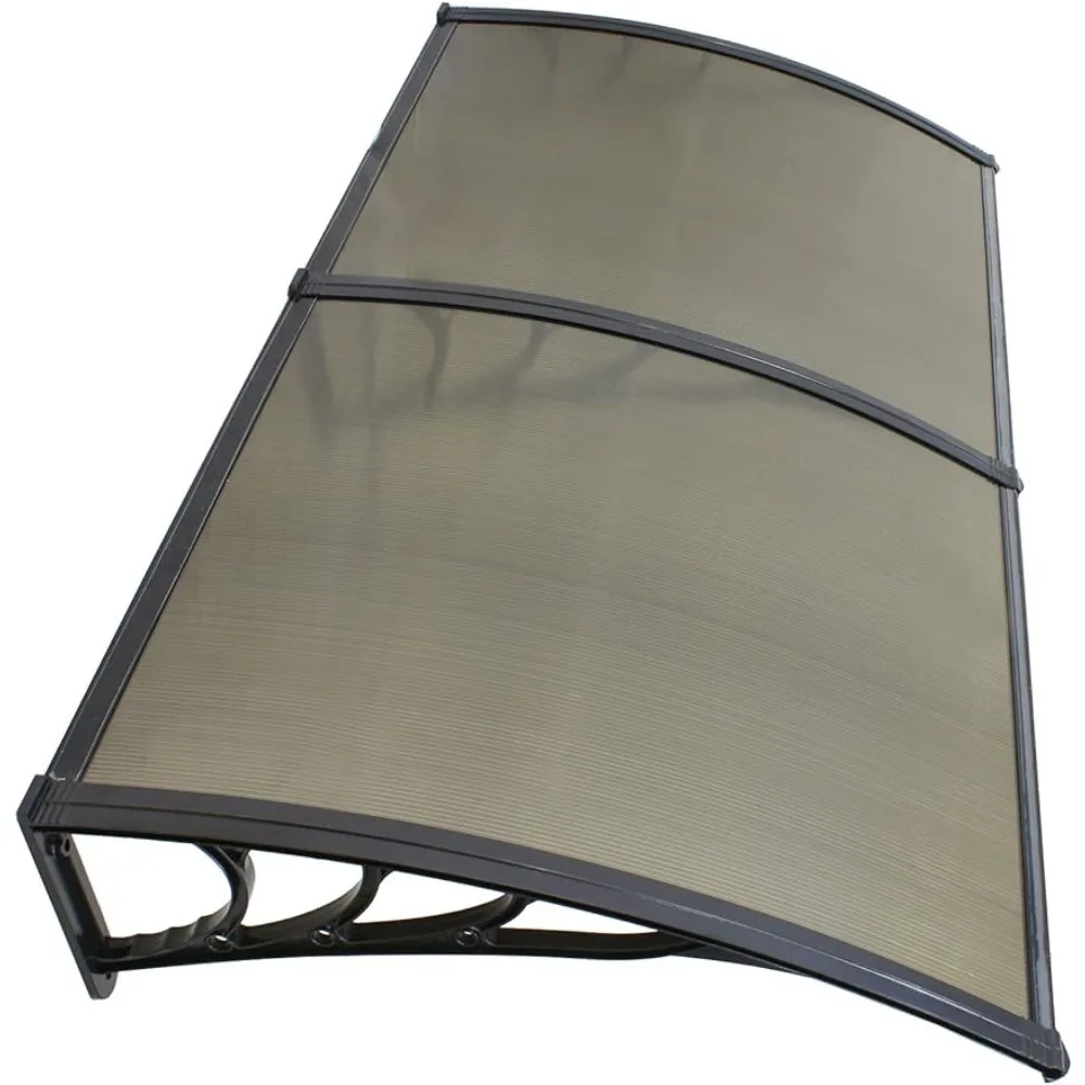

40 Inch X 80 Inch Window Awning Door Canopy Polycarbonate Cover Outdoor Front Door Patio Sun Shetter Tarp Car Tent Shelter Tents