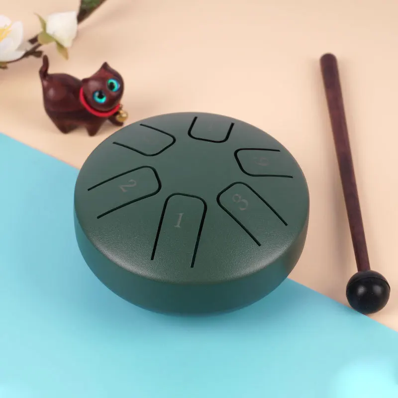 3.8 Inch 6-tone Mini Tongue Drum Steel Tongue Drum Portable Hand Drum for Beginner Yoga Meditation Music Birthday Gift
3.8 Inch 6-tone Mini Tongue Drum Steel Tongue Drum Portable Hand Drum for Beginner Yoga Meditation Music Birthday Gift