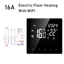 Tuya WiFi Smart Thermostat Electric Floor Heating Water/Gas Boiler Temperature Remote Controller for Google Home Alexa
Tuya WiFi Smart Thermostat Electric Floor Heating Water/Gas Boiler Temperature Remote Controller for Google Home Alexa