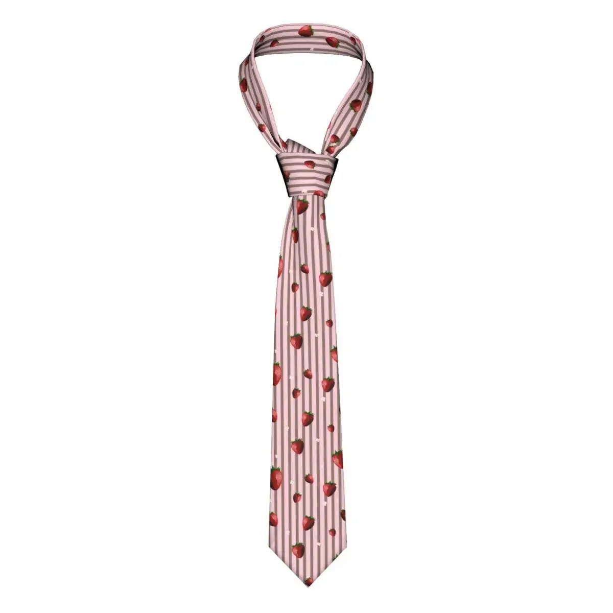 Tie For Men Formal Skinny Neckties Classic Men's Cute Strawberries And Stripes Wedding Tie Gentleman Narrow
Tie For Men Formal Skinny Neckties Classic Men's Cute Strawberries And Stripes Wedding Tie Gentleman Narrow