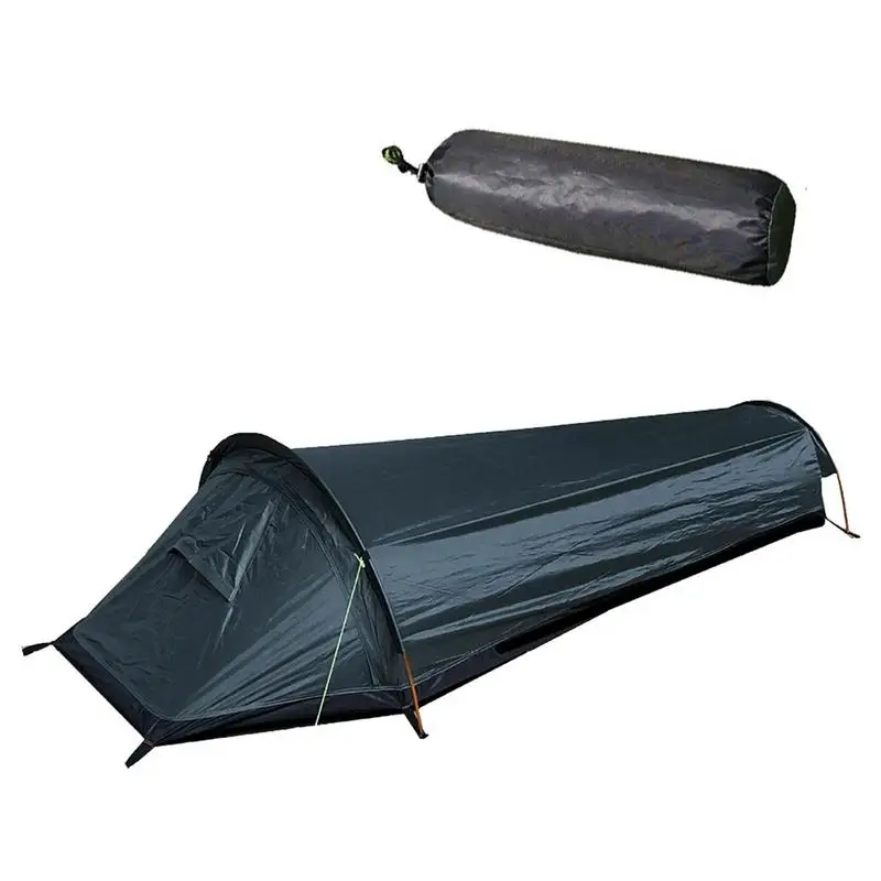 

Портативные пляжные спальные палатки для взрослых, туристическая палатка, уличный спальный мешок для кемпинга, на одного человека, быстрая установка