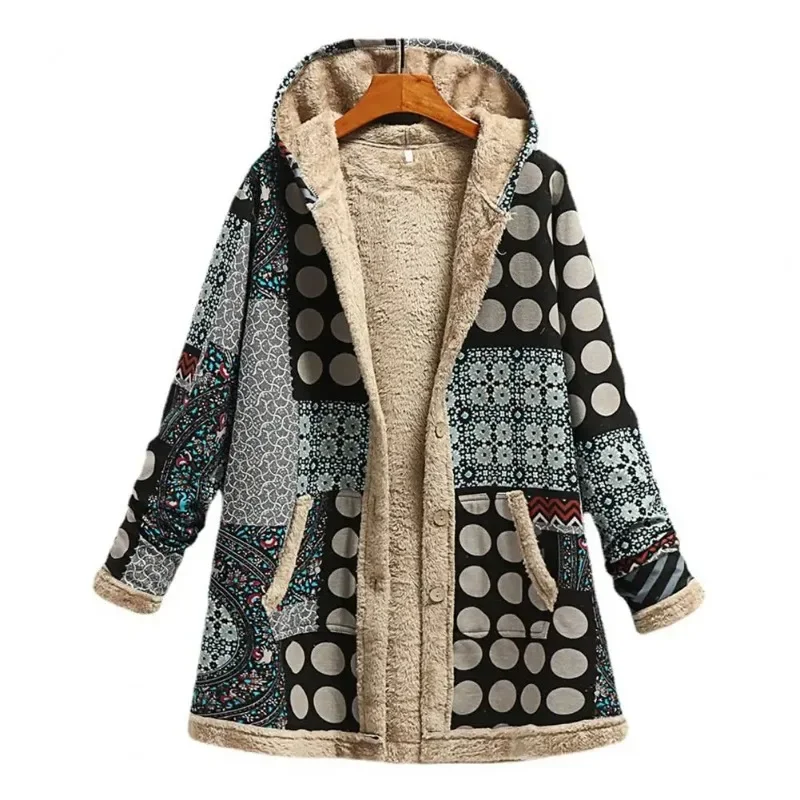 2023 Winter Vrouwen Hooded Jas Met Pocket Kasjmier Dikke Splicing Plus Jas Retro Lange Mouwen Losse Katoen Linnen Gedrukt Jas
2023 Winter Vrouwen Hooded Jas Met Pocket Kasjmier Dikke Splicing Plus Jas Retro Lange Mouwen Losse Katoen Linnen Gedrukt Jas