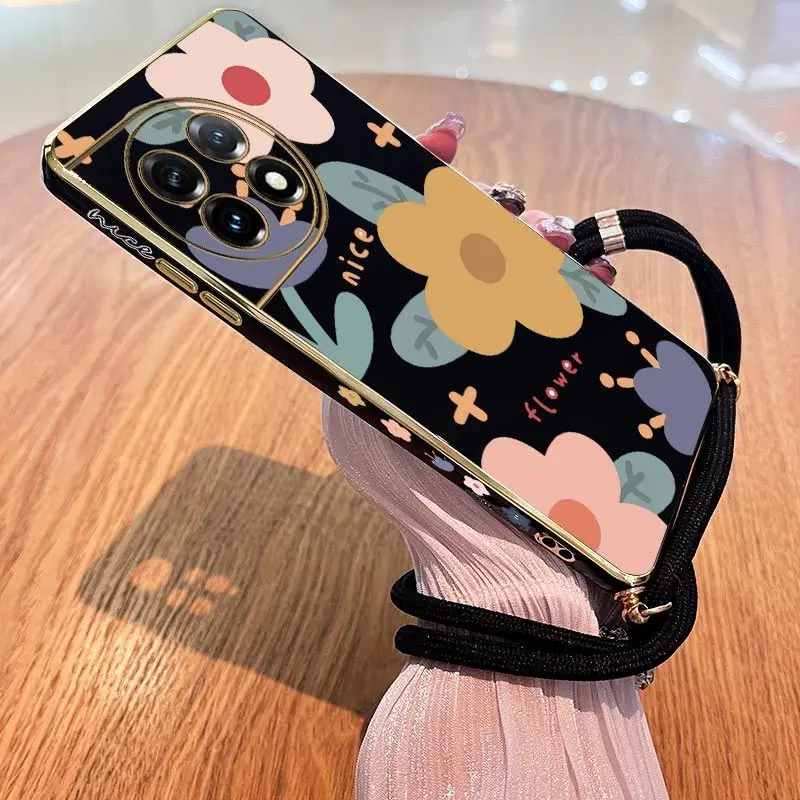 Warm Flowers Lanyard Plating Phone Case For Oneplus 11R 10R 10T 11 10 Pro 9 9R 9RT 8T 8 8 Pro Cover
Warm Flowers Lanyard Plating Phone Case For Oneplus 11R 10R 10T 11 10 Pro 9 9R 9RT 8T 8 8 Pro Cover