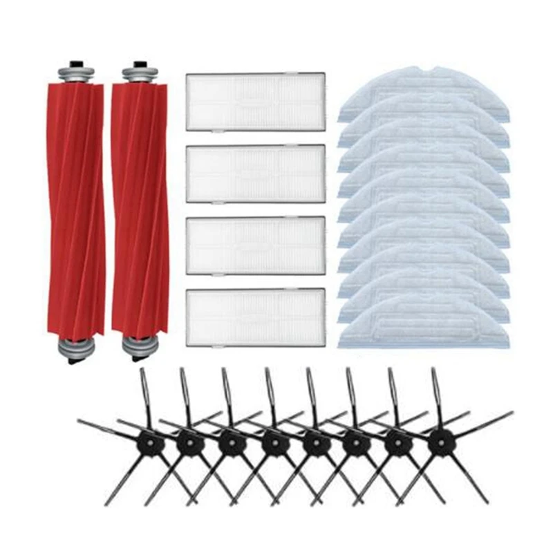 Запчасти для Xiaomi Roborock S7 T7 T7S Plus, основная щетка, фильтр НЕРА, тканевая боковая щетка для уборки
Запчасти для Xiaomi Roborock S7 T7 T7S Plus, основная щетка, фильтр НЕРА, тканевая боковая щетка для уборки