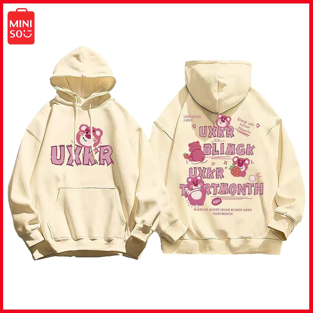 Miniso Lotso Student Printed Hoodie Fall Winter New Season with Fleece Lazy Personality Fashion Top Outdoor Sports Long Sleeve
Miniso Lotso Student Printed Hoodie Fall Winter New Season with Fleece Lazy Personality Fashion Top Outdoor Sports Long Sleeve
